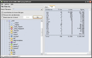 FileStats - náhled