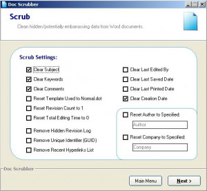 Doc Scrubber - náhled