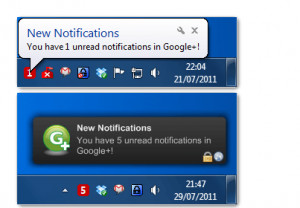 G+ Notifier - náhled