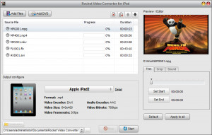 Rocket Video Converter for iPad - náhled