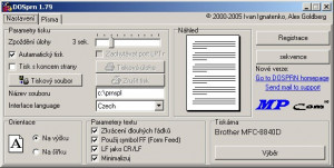 DOSPrn - náhled