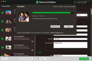 Photos Exif Editor - náhled