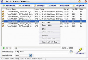 Arial Audio Converter - náhled