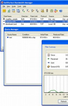 SoftPerfect Bandwidth Manager - náhled