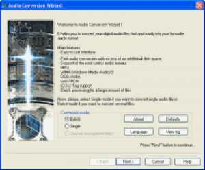 Audio Conversion Wizard - náhled