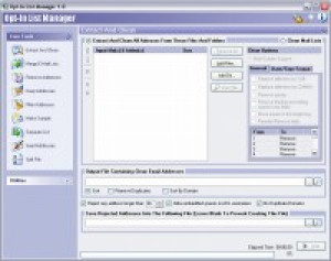 Opt-In List Manager - náhled