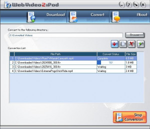 Web video 2 iPod - náhled