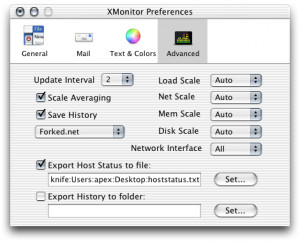 XMonitor - náhled