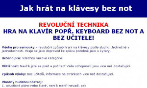 Škola hry na klávesy bez not - náhled