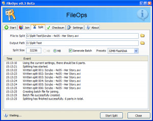 FileOps - náhled