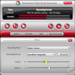RadioCatch Web Radio Recorder - náhled