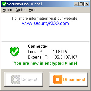 SecurityKISS Tunnel - náhled