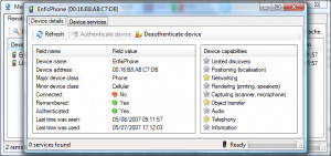 Bluetooth Network Scanner - náhled