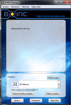 BOINC - náhled