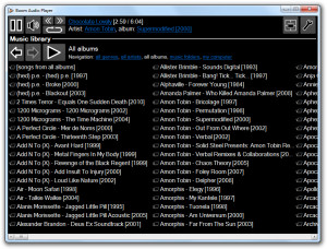 Boom Audio Player - náhled