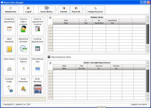Salon Software - náhled
