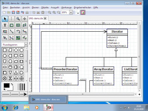 Dia Diagram Editor - náhled