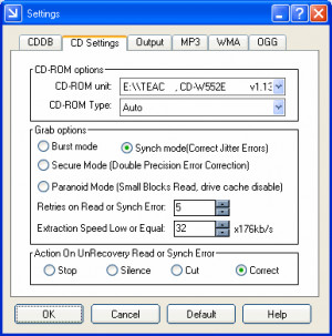 Ease CD Ripper - náhled