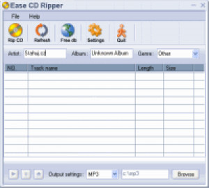 Ease CD Ripper - náhled