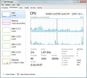 DBC Task Manager - náhled