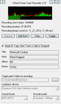 What-U-Hear Track Recorder - náhled