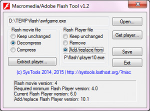Macromedia/Adobe Flash Tool - náhled