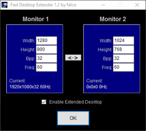 Fast Desktop Extender - náhled