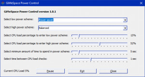 GiMeSpace Power Control - náhled
