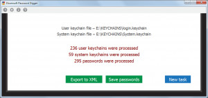 Elcomsoft Password Digger - náhled