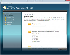 Microsoft Security Assessment Tool - náhled