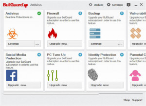 BullGuard Antivirus - náhled