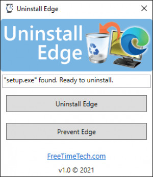 Uninstall Edge - náhled