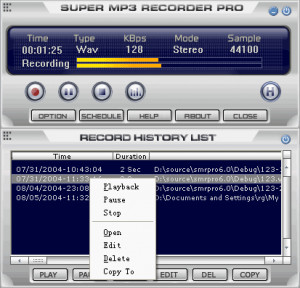 Super Mp3 Recorder - náhled