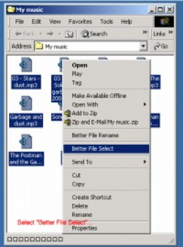 Better File Select - náhled