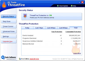 ThreatFire - náhled