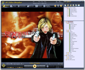 AV Video Morpher - náhled
