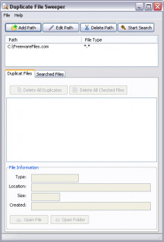 Duplicate File Sweeper - náhled