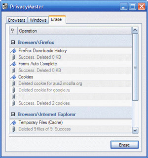 PrivacyMaster - náhled