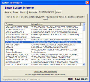 Smart System Informer - náhled