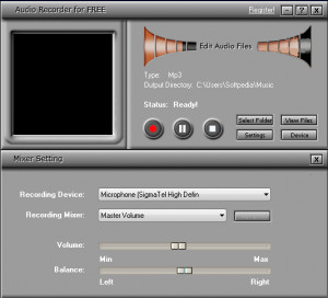 Audio Recorder for Free 2009 - náhled