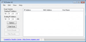 PCFinder - náhled