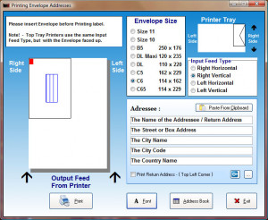 SSuite Office - Envelope Address Printer - náhled