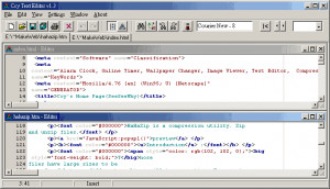 Ccy Text Editor - náhled
