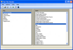Flat File Checker - náhled