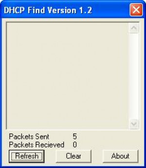 Roadkil's DHCP Find - náhled
