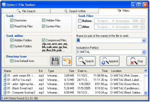 File Seeker - náhled