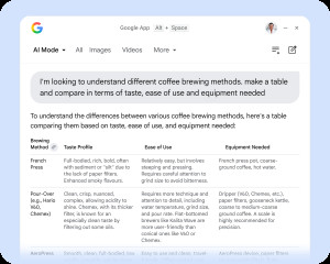 Google app - náhled