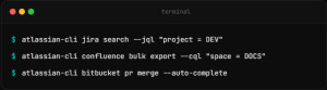 atlassian-cli - náhled