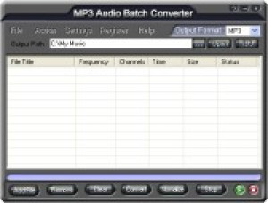 MP3 Audio Batch Converter - náhled