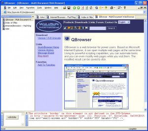 QBrowser - náhled